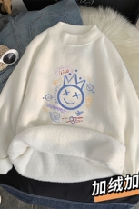 M18180-P45加绒款-P65半高领毛衣男士大码针织衫男毛线衣男，男装针织衫/毛衣，电商A040