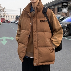 港风冬季新款立领马甲白鸭绒羽绒服男潮宽松男MJ618P115控158，男装羽绒服，电商A268A