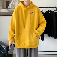 L2364P48卫衣男秋冬新款潮趣文字印花潮流休闲帅气连帽外套，男装卫衣，星座510A-1