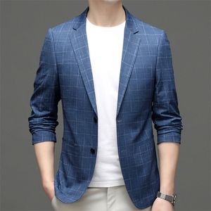 M5565-1钱塘2020-3春夏新款男士商务休闲西服潮流百搭外套P135图片