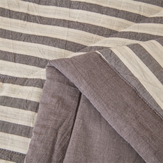 新款全棉色织天竺棉夏被，被套/被芯，一起卖家纺