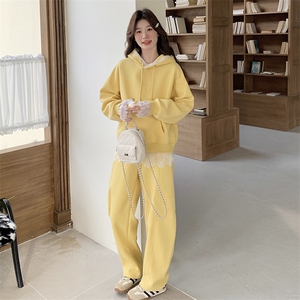 春季新款！大量！蕾丝卫衣两件套2C133-8906-P185-K248图片