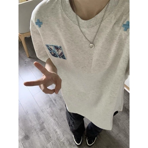 原版刺绣纯棉短袖ZX0308-P30图片