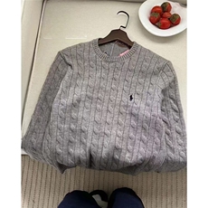 小马刺绣简约休闲圆领毛衣针织衫D328-M8803-P48，男装针织衫/毛衣，电商D328