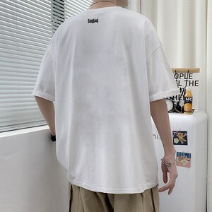 高品质~220G###夏季新款短袖T恤港风大码T106-P25控39图片