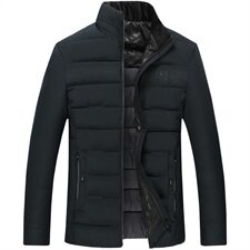 6802/P80爸爸短款棉袄中老年立领休闲商务棉服中年休闲商务棉衣，男装棉衣，星座1216（原钱塘722）