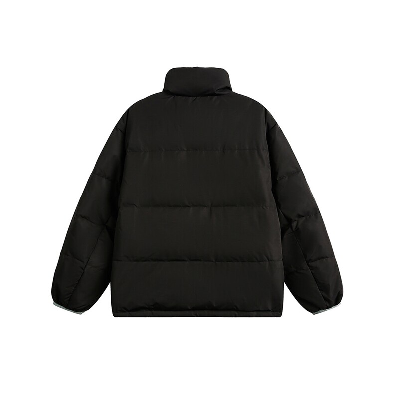 2025冬款立领拼摇粒绒字母绣花羽绒服-5638-358,男装羽绒服,电商S012（CATTEE）