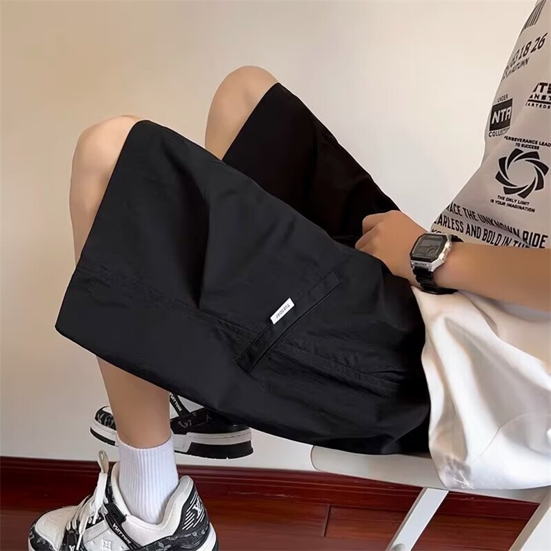 工装短裤男夏季2025新款潮牌美式速干五分裤宽松休闲裤DAA12-P27,男装牛仔裤,星座208-5