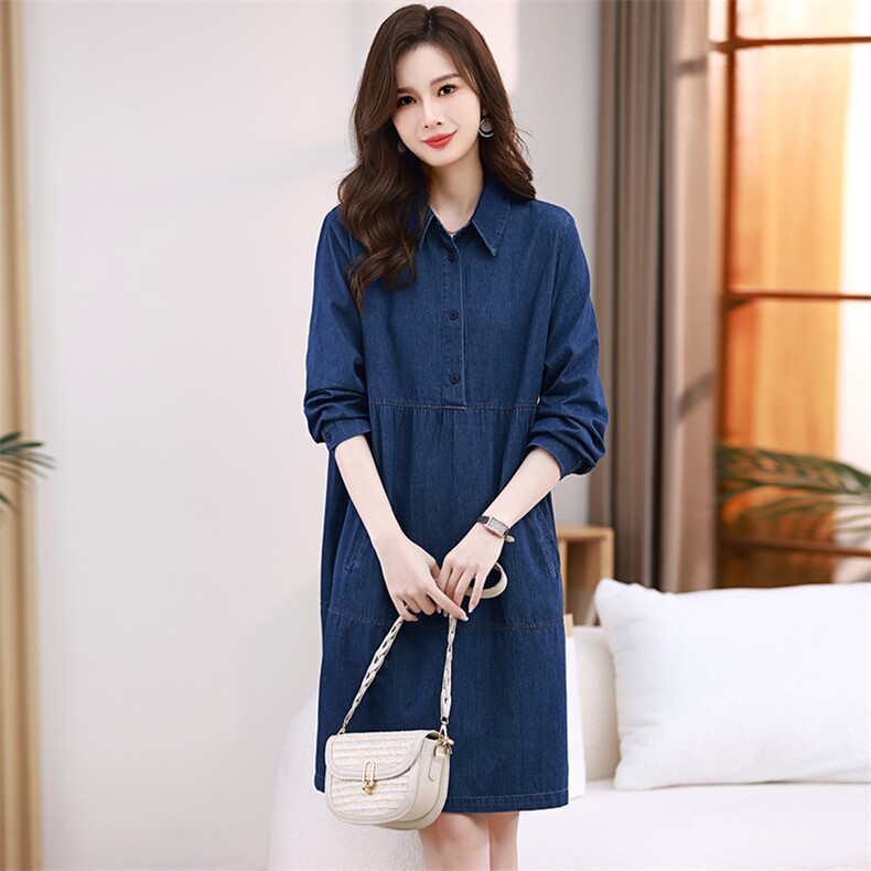 2023年夏季休闲/淑女宽松连衣裙，女装连衣裙，文熹诺