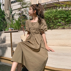 【新款有现货】2023年夏季长款连衣裙82363-P115-K165，女装连衣裙，一九零