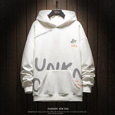 木板日系星球图案印花宽松潮流连帽加绒卫衣A090-WY50-P65限价88，男装卫衣，电商A089-1