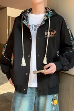 春秋季绣花外套男女同款新款美式夹克XZ102B-1-JK2521P85，男装夹克，星座102B-1