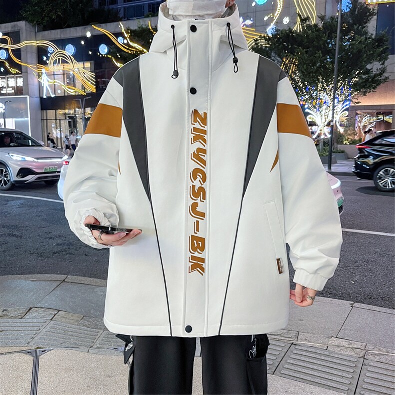加绒加厚夹克男时尚潮流加厚棉衣男外套MY1685-P73,男装夹克,星座310B-3