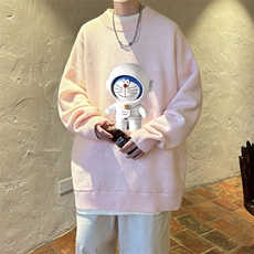 控78假两件毛衣男大码加绒针织衫男毛线衣M80233-P55加绒P70，男装针织衫/毛衣，电商A040