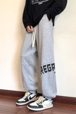 港风休闲裤男宽松直筒拖地裤束脚裤卫裤XZ214-8KP609P50，男装休闲裤，星座1204-3