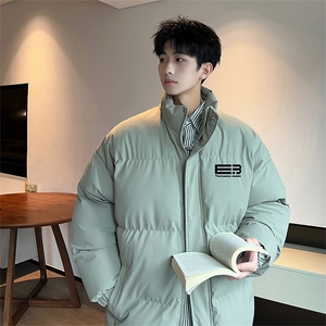 秋冬美式抖音直播高品质保暖宽松男面包服羽绒棉棉衣外套M1045P90图片