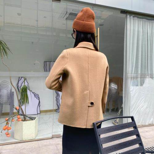 高品质双面羊绒大衣，女装，IECE