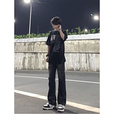 夏季美式高街ins小众破洞牛仔裤货号K755P6578，男装牛仔裤，电商A063
