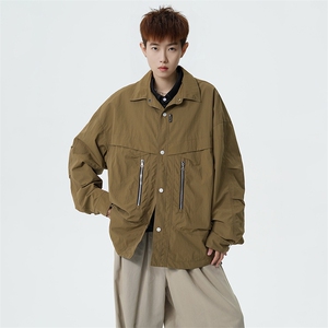 秋季新款现货翻领夹克男宽松上衣外套DSA157B-JK7964-特P70图片