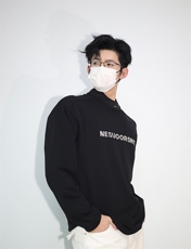 明星私服美式机车潮流打底长袖T恤双领口小众打底卫衣特P45，男装T恤，电商B319
