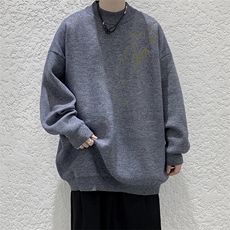 半高领毛衣男大码胖子针织衫毛线衣M18382-P45加绒款-P65，男装针织衫/毛衣，电商A040