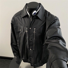 【有货】JK921LL-特P78cleanfit美式皮衣外套高级感机车服夹克，男装夹克，星座1007（原301D）