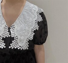 【现货】复古波点连衣裙，女装连衣裙，ONE(2F)