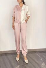 现货醋酸缎套装，女装职业装，伊丽叶