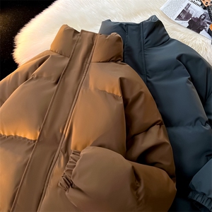 现货 抖音得物可供视频 冬季三防加厚羽绒棉衣外套面包棉服WM1266图片
