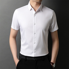 J369钱塘2020-1常年款夏季短袖衬衫商务休闲精品P83，男装衬衫，钱塘207-1