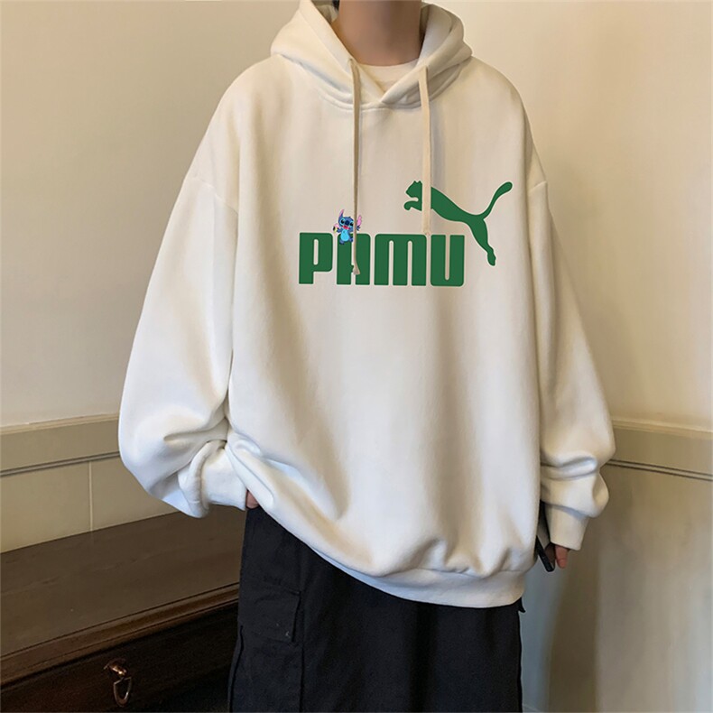 纯棉连帽卫衣男大码运动帽衫宽松薄WY2227-P35 加绒款-P40图片