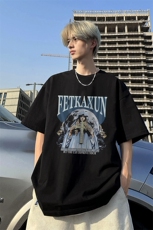 240g美式重磅短袖T恤FSDX253M-5XL特批25无差价控48，男装T恤，电商B219B