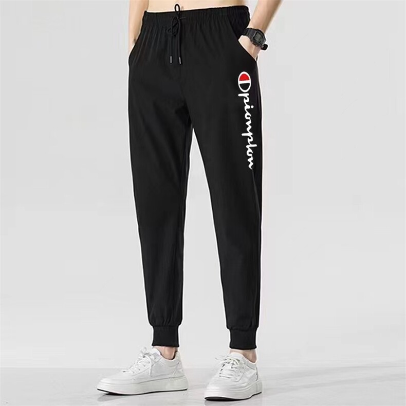 男童空调裤夏季中大童透气宽松冰丝运动长裤胖儿童束脚速干裤子薄，女装休闲裤，星座1816-2（原1210–2）