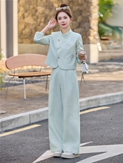 2026春季新款淑女气质御姐炸街两件套套装，女装套装/套裙，伊仟回