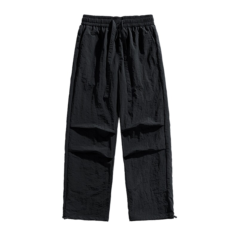 美式潮流休闲裤男港风宽松直筒拖地裤束脚裤卫裤KP811P45,男装休闲裤,星座1204-3