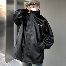 F139-P65美式潮牌宽松机车服皮夹克2024新款飞行员皮衣外套男，男装夹克，星座512-6