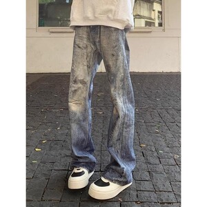 美式脏染微喇水洗高街男女牛仔裤513ACK2617P55