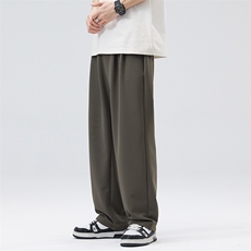 裤子男夏季2025新款斜插口袋宽松垂感休闲阔腿裤潮DY5030-P68，男装休闲裤，电商A178-1