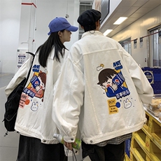 24春季大码港风不一样印花情侣外套JK545-P65控价88，男装夹克，星座912-1（原星座914-5）
