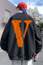 ！22秋季新款宽松大码港风橙色大V卫衣WY1912-P28控48，男装卫衣，星座508（原C305）