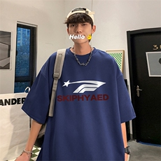 量大优供视频220克美式短袖t恤T3031得物直播有280克品质，男装T恤，电商A486
