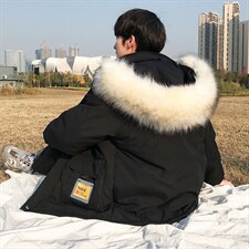 主推/加绒可拆卸大毛领棉衣男棉服外套连帽棉袄男MY61-P75控108，男装棉衣，星座207