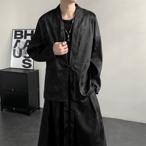 2025秋装新款 加厚龙纹夹克开衫外套 唐装汉服 潮流 2512-P50图片
