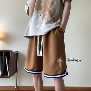 XZ616 夏季新款华夫格篮球裤印花休闲短裤 TY868 P45控58图片