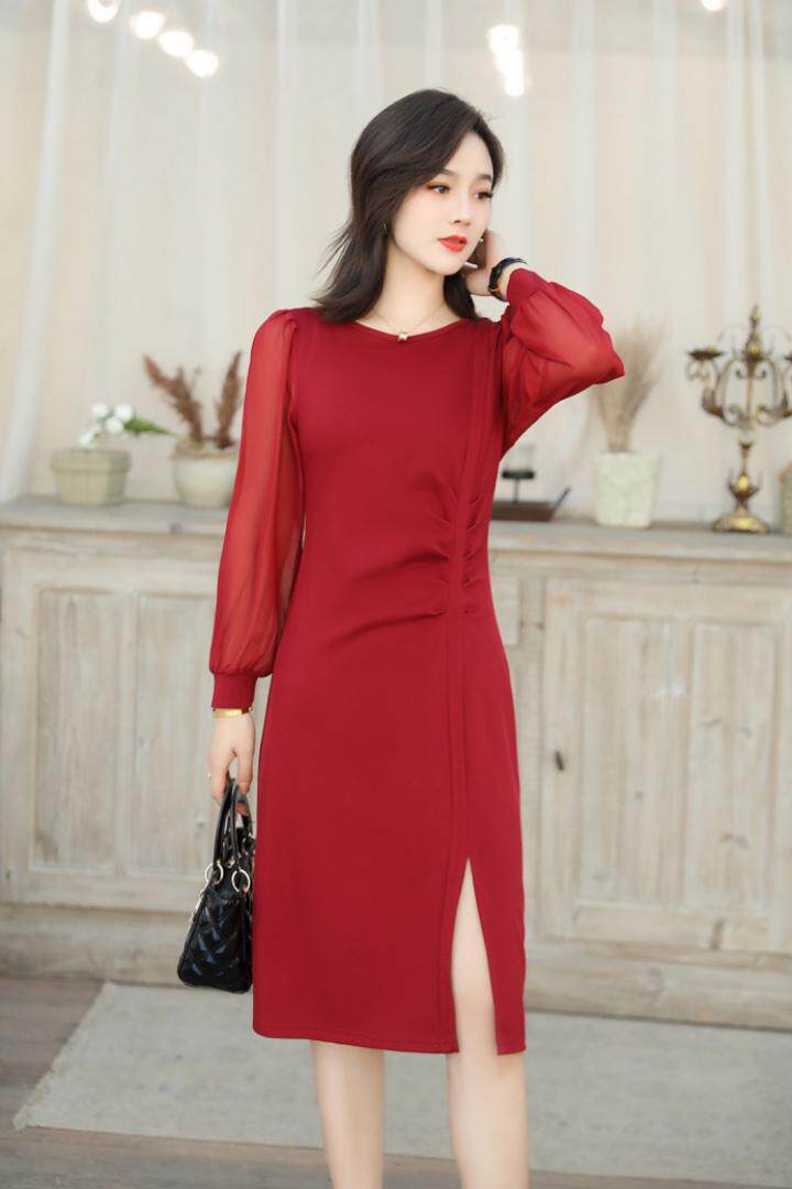 春款连衣裙，女装连衣裙，唯美