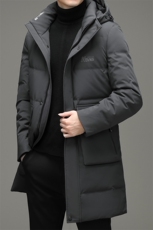 羽绒服男士2023冬季新款长款连帽厚款休闲保暖外套ZELD9839-P380，男装羽绒服，电商B212（原钱塘6029）
