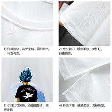 Q11154-P30春夏季七分袖t恤男大码五分袖男短袖中袖展架，男装T恤，电商A040A