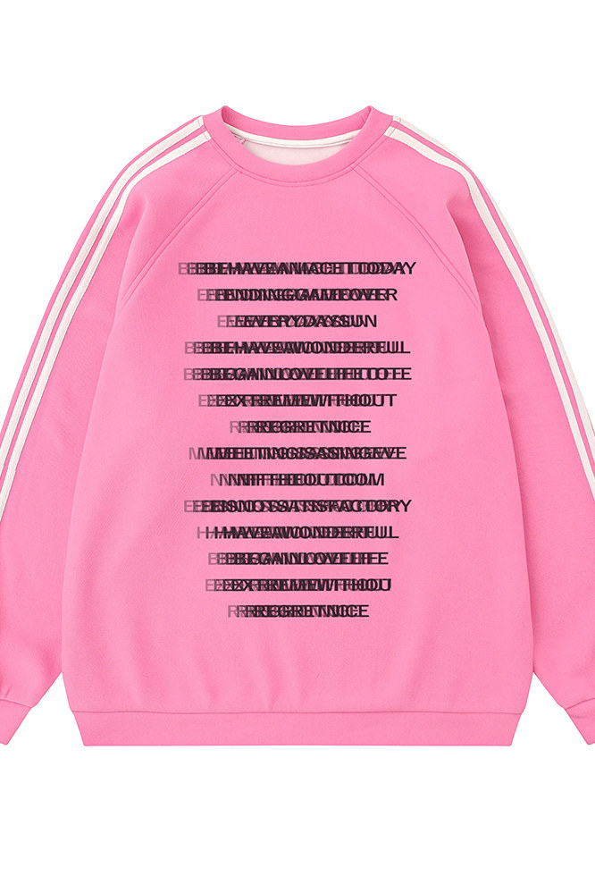2025新款平铺印花拼接织带插肩袖圆领卫衣A247-B8904P45控68,男装卫衣,电商A247