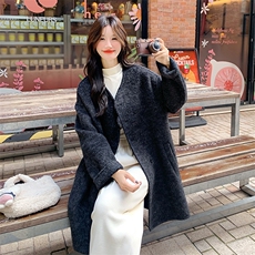 2025新款韩版毛呢外套2b082-2221-p285-k428，女装毛呢外套，2B082