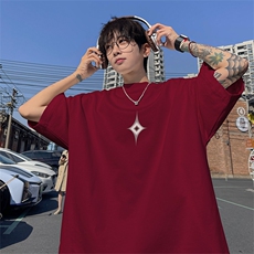 得物直播品质220克纯棉精梳xz605-dcm257-特批20控38，男装T恤，星座605(原A050)